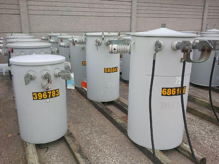 Used Carte, Canadian Electric, Grafton, ABB, Moloney 10kva / 15kva/ 25kva / 50kva / 75kva Pole Mount Transformers