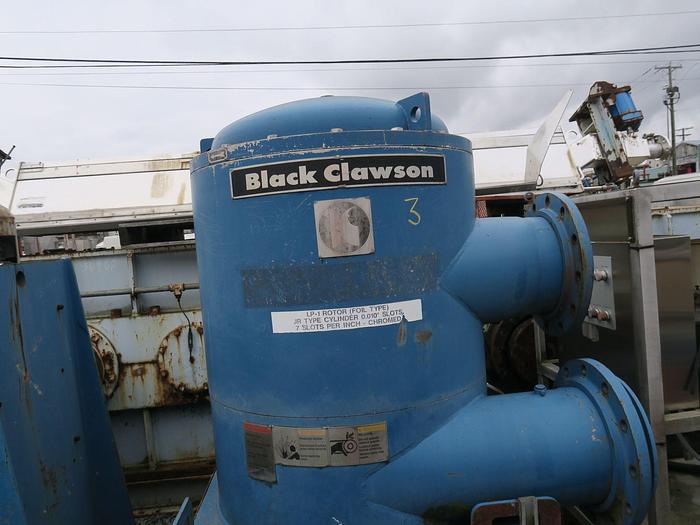 Used BLACK CLAWSON UV 300 PRESSURE SCREEN S/S 2.00MM HOLES