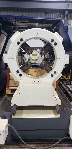 Used 1981/2003 American CNC lathe, 75" Swing, 50" Swing over cross Slide, 75 HP, 630 RPM, Steady Rest, Siemens CNC
