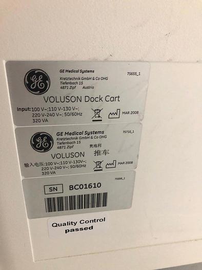 Gebraucht GE Voluson i BT14 tragbares Ultraschallsystem inklusiv Trolley mit 1 Sonde, ROM DVD