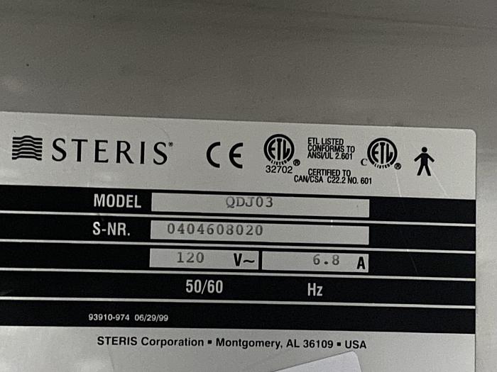 Used Steris Amsco QDJ03 Blanket Warmer for Sale in Petersburg, Virginia