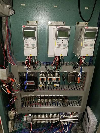 Used 60" DUSENBERY SINGLE KNIFE AUTOMATIC LOG SLITTER MAX DIAMETER 12"