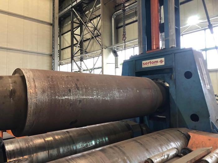 Used Sertom Heavy Duty Plate Bending Rolls Mode EMO 30-160, Year 2013