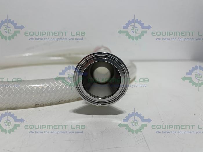 Used Saint Gobain 23035763 Pure Fit 96" Hose w/ 3/4" to 1 1/2" Sanitary Fitting 90PSI