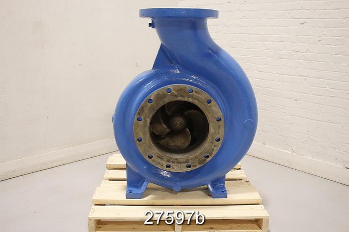 Used Goulds 3175 Goulds 3175 L, 12X14X22, 4 Vane Impeller, 20" Impeller Diameter, Stainless Steel Impeller, Stainless Steel Casing, Stainless Steel Stuffing Box, Stainless Steel Suction Side Plate, Dynamic Seal. #27597