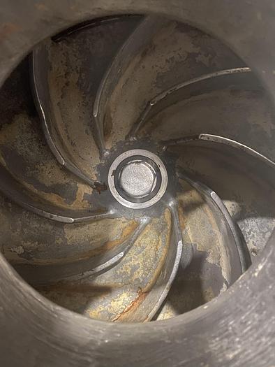 Used Goulds HS 8x8x22 Pump, Stainless Steel Casing #43167