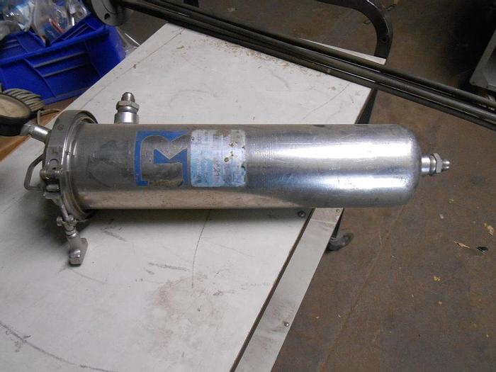 Used Filter, Cartridge, Basket, S/st, 4" x 12", Rosedale, #S742196