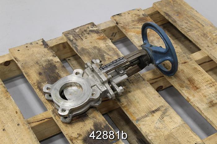 Used Dezurik 3" Hand Operated Knife Gate Valve #42881