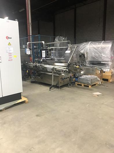 Used NJM Autocolt III - High Speed Pressure Sensitive Wraparound Labeler