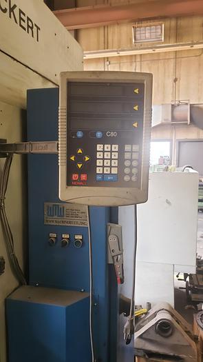 Used 2000 Heckert Universal Milling Machine, Model FW 450X1800, Table 17.5" X 71.5", Universal Horizontal Vertical head, Horizontal spindle, DRO, Pendant control