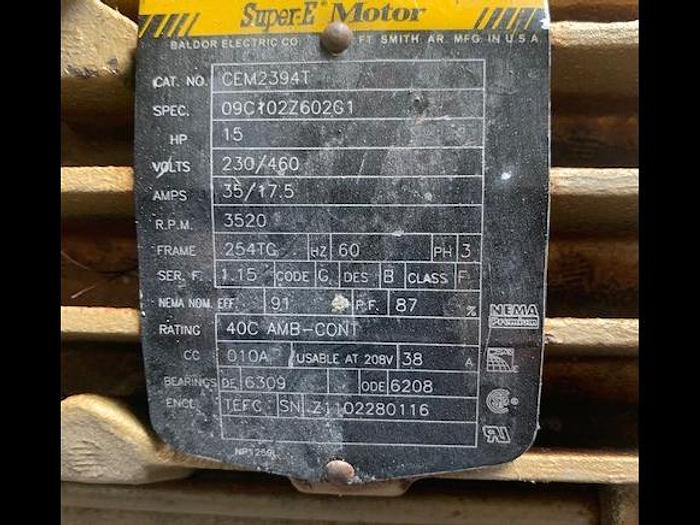 Used 15 Hp 3" x 2.5" Centrifugal Pump