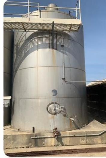 Used 14,783 Gallon Stainless Steel Storage Silo