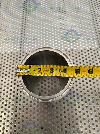 Used Stainless Steel Reducer  w/ 3" to 4" Sanitary Fittings