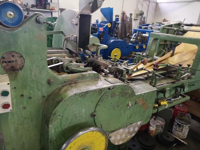 Used 1988 Manzoni Seriana 31 with 2 col flexo - FLAT & SATCHEL paper bag machine