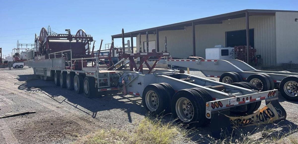 Used 2015 Hydra Rig 12W 10-Axle with Jeep & Booster Coil Tubing Trailer