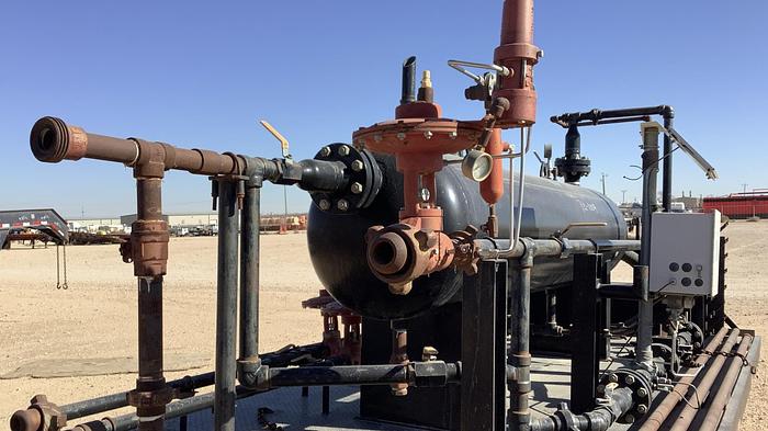 Used 28" x 30 ' 3-Phase Horizontal Sand Separator