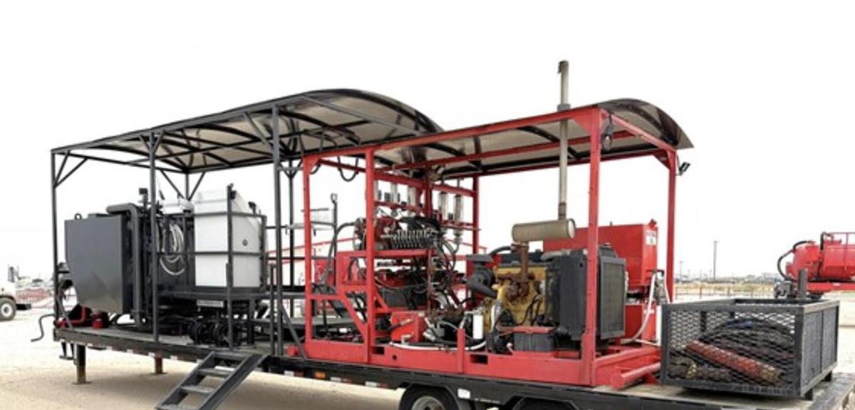 Used 2018 Nov Rolligon Chemical Mixing Unit Big Tex