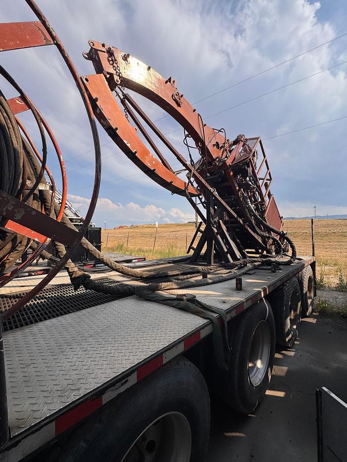 Used 2010 Stewart & Stevenson 4-Axle Coil Tubing Trailer - S&S 80k Injector Head - NICE!