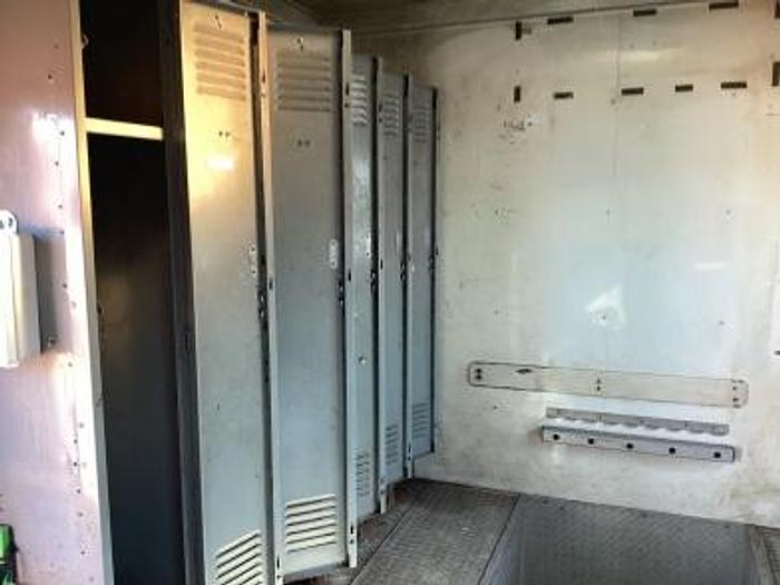 Used 2006 Aluminum Doghouse Trailer, Onan 5.5 KW Generator - Lockers - Diamond Plate Toolboxes