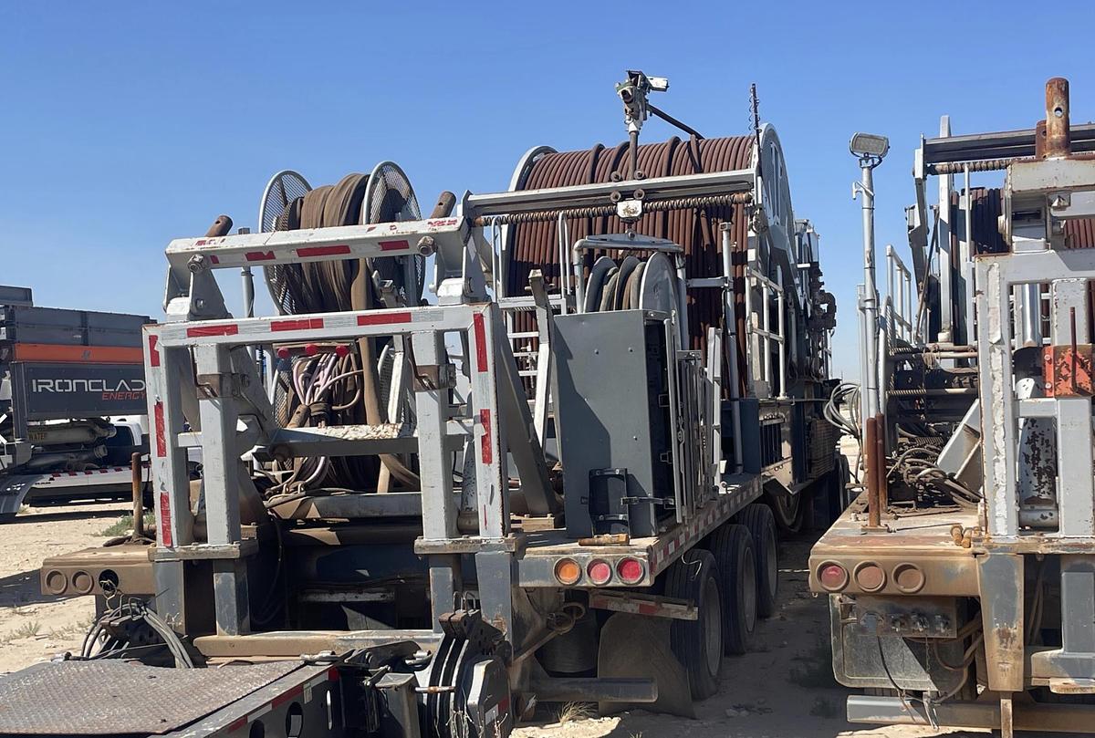 Used 2013 Peerless Limited Coil Tubing Reel Trailer