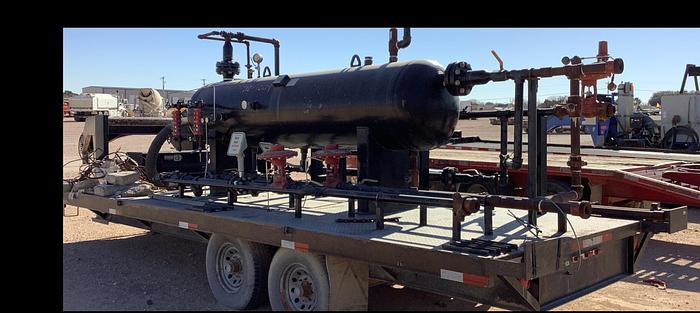 Used 28" x 30 ' 3-Phase Horizontal Sand Separator