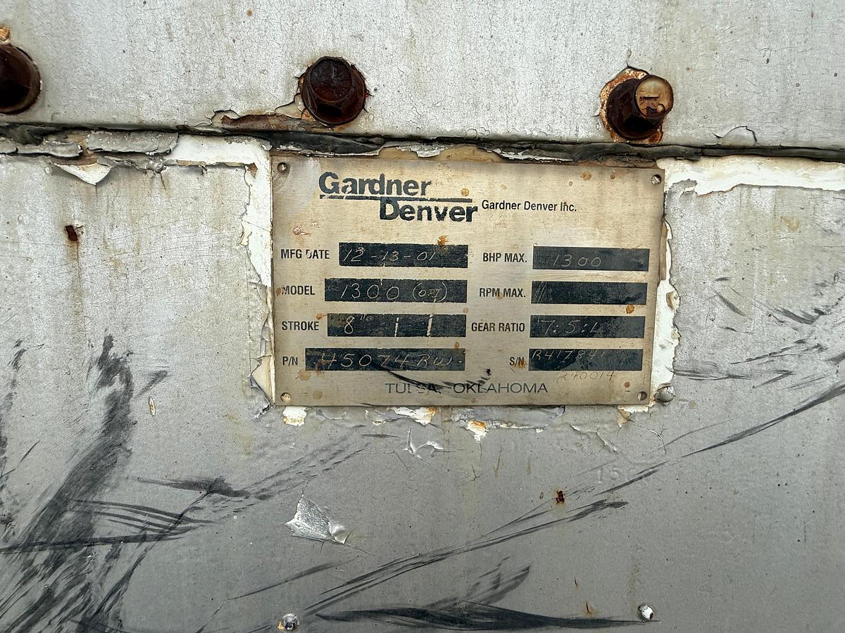 Used 1981 Gardner Denver Triplex Frac Pump