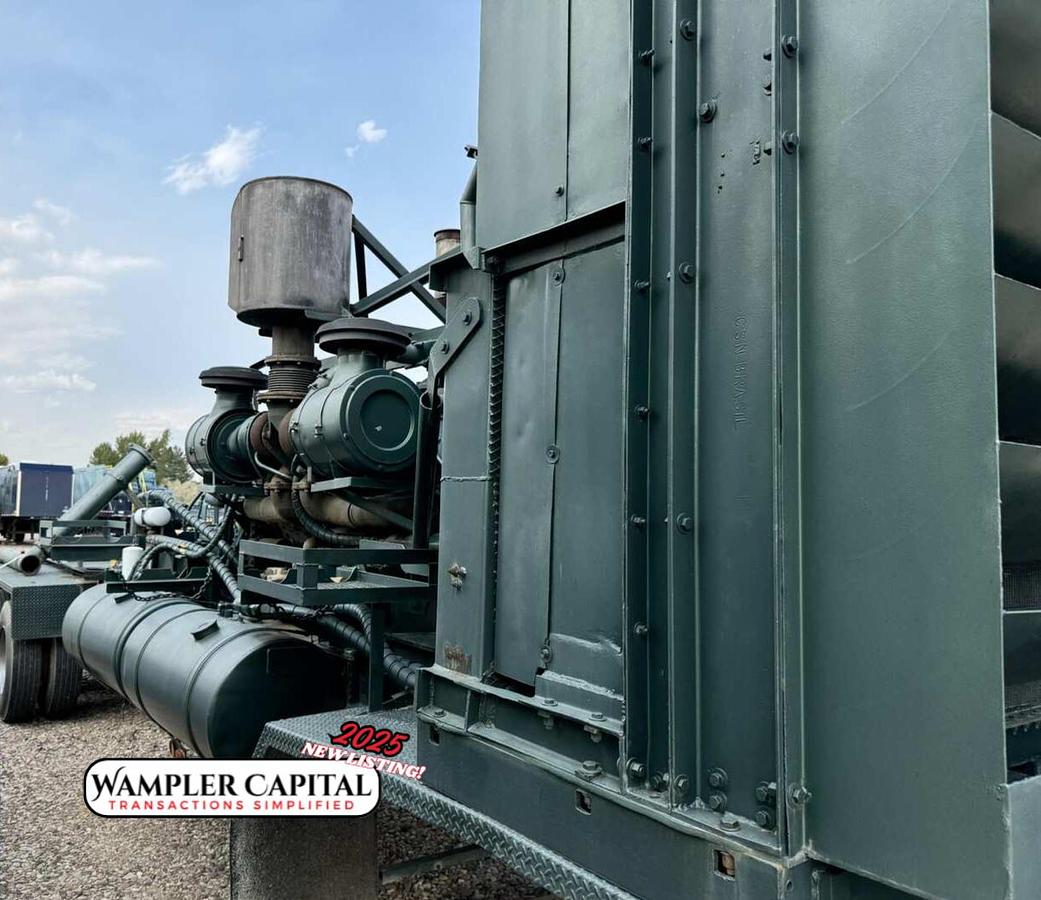 Used Detroit 12V92TT Frac Pump Trailer