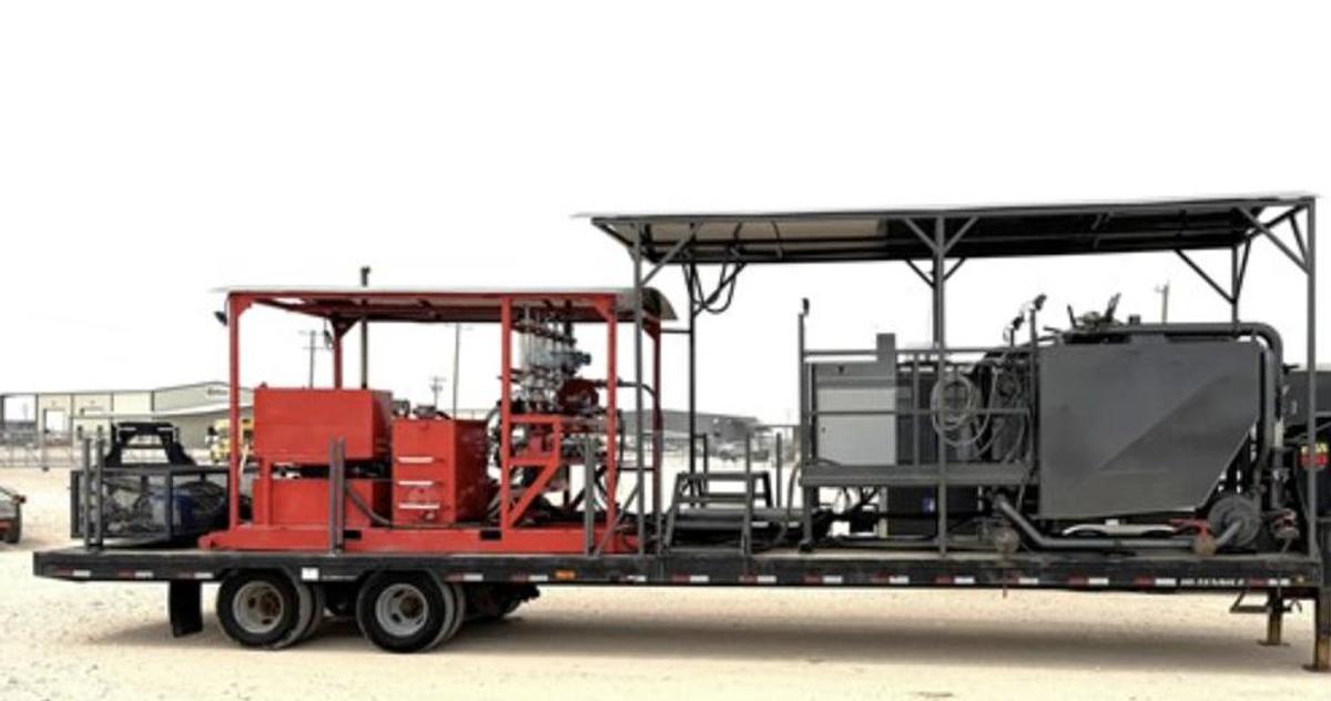 Used 2018 Nov Rolligon Chemical Mixing Unit Big Tex