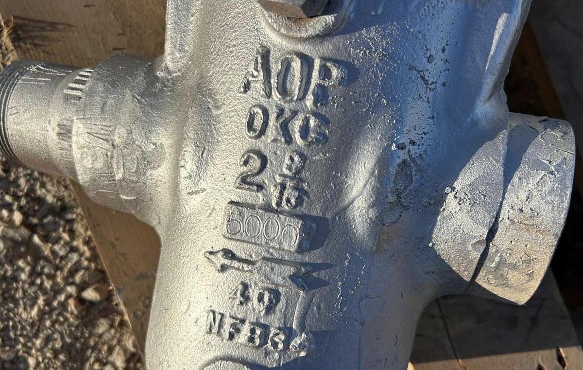 Used (1) Orbit 2 1/16" 3K, (1) Demco 2", (1) Barton 2 1/16", (1) AOP 2 9/16" 5K, (1) OTEC 14" 2K Valves