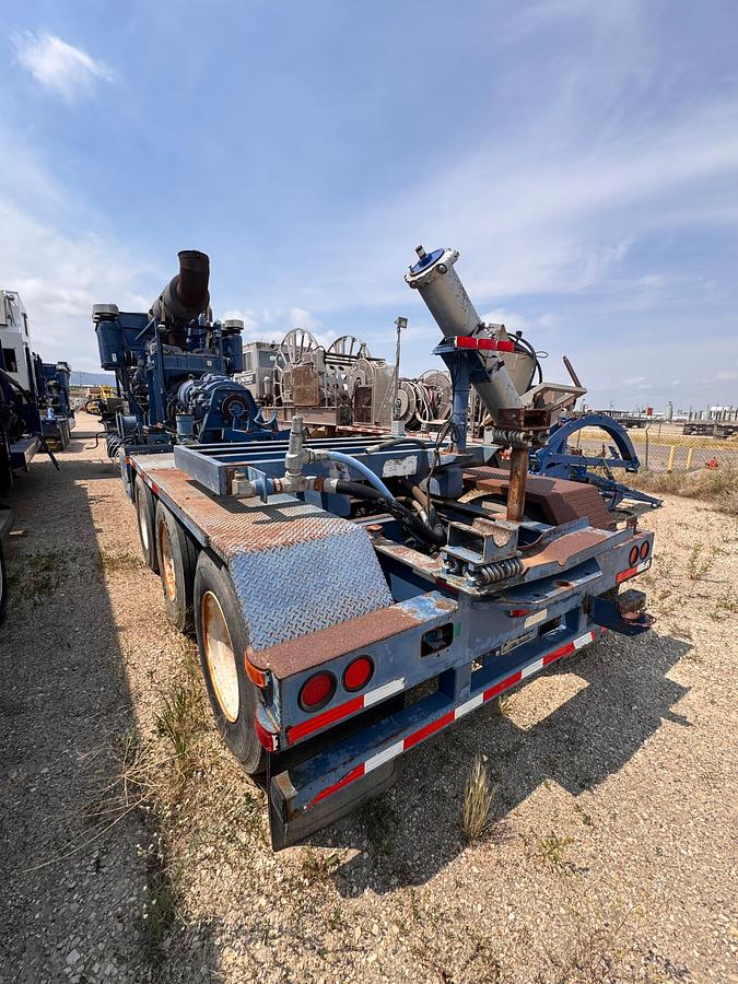 Used 2006 BJ Gorilla Frac&amp;nbsp;Pump Tri-Axle&amp;nbsp;Trailer - Detroit Series 4000 Diesel Engine (Missing Pump)
