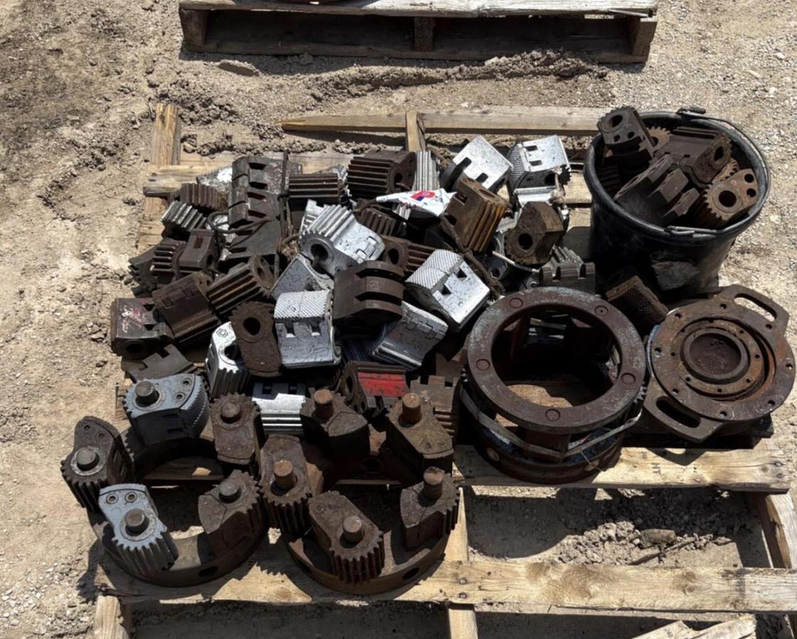 Used (3) Drag Rings & Tong Jaws