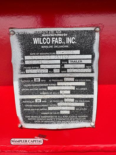 Used 2005 WILCO FAB 40' T/A 2-POD DRY BULK TRAILER