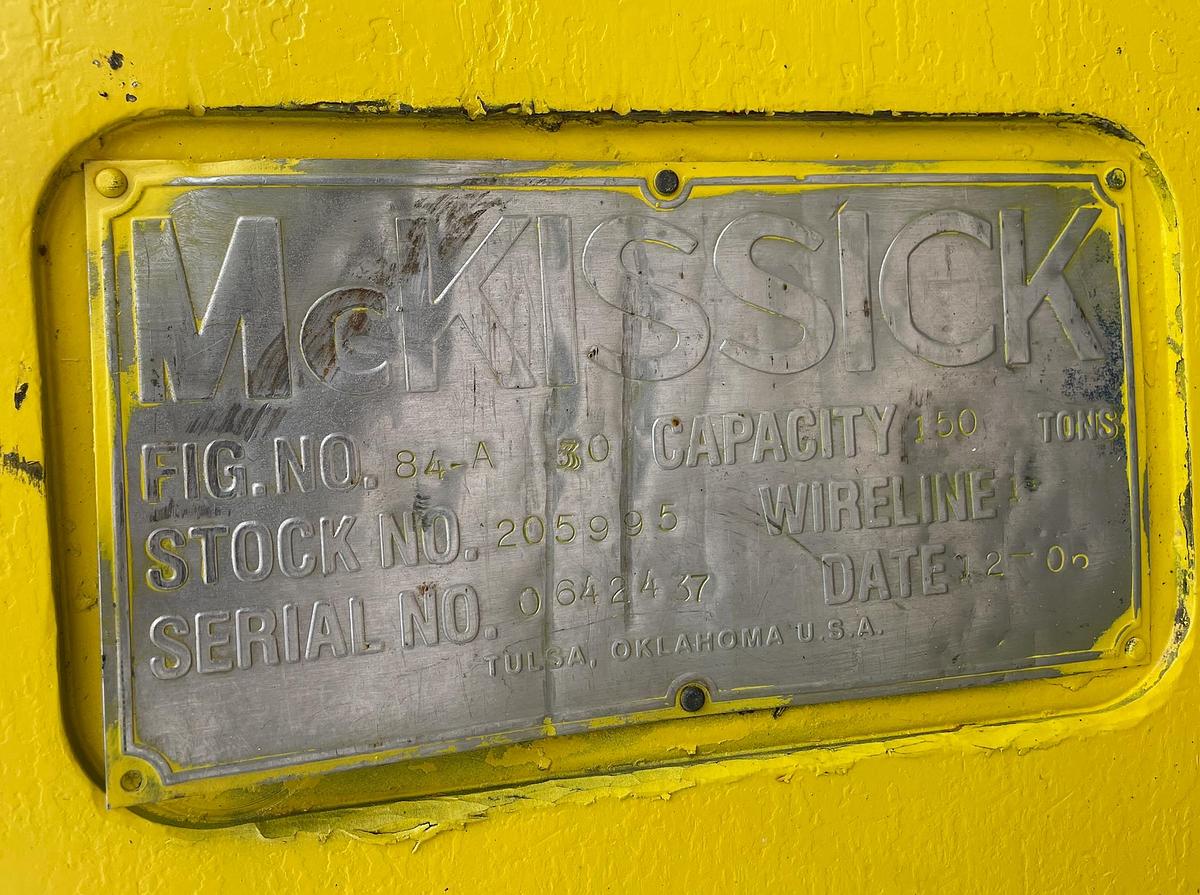 Used McKissick 84-A 150-Ton Traveling Block