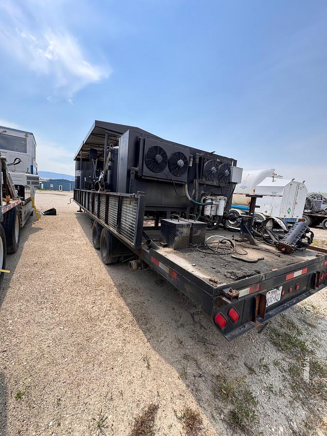 Used A-PAK Gooseneck Dual-Axel 32k Mixing Plant Trailer