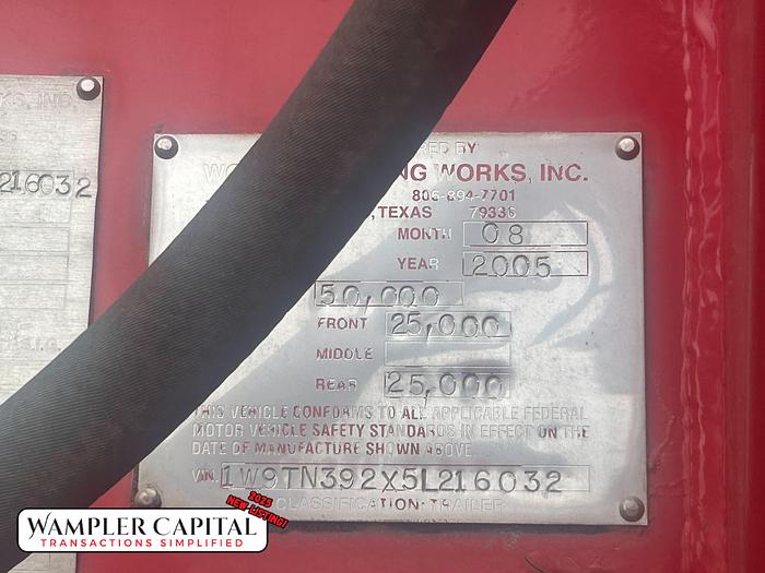 Used 2005 Gel Slurry Trailer