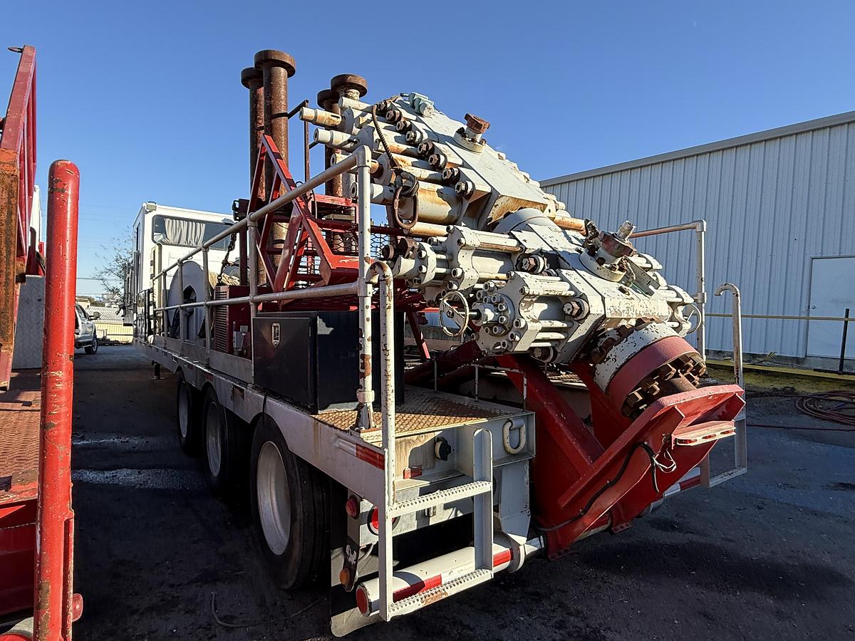Used 2015 Hydra Rig 6100 10-Axle with Jeep & Booster Coil Tubing Trailer & Support Trailer
