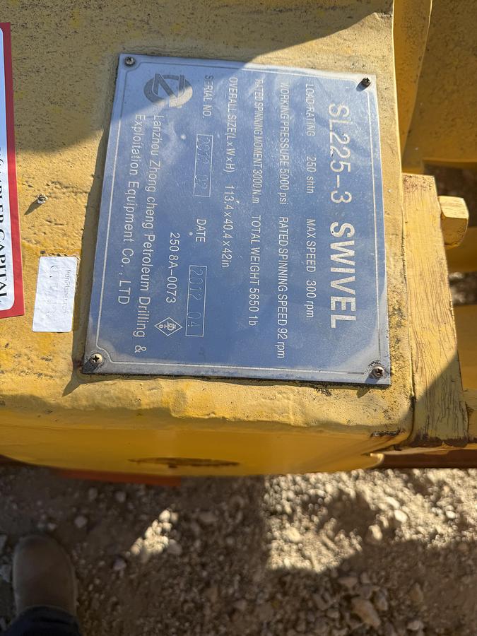 Used SL225-3 225-Ton Hydraulic Swivel