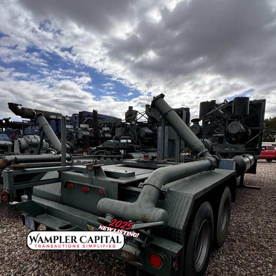 Used 1981 STEWART & STEVENSON 1300 HP FRAC PUMP TRAILER