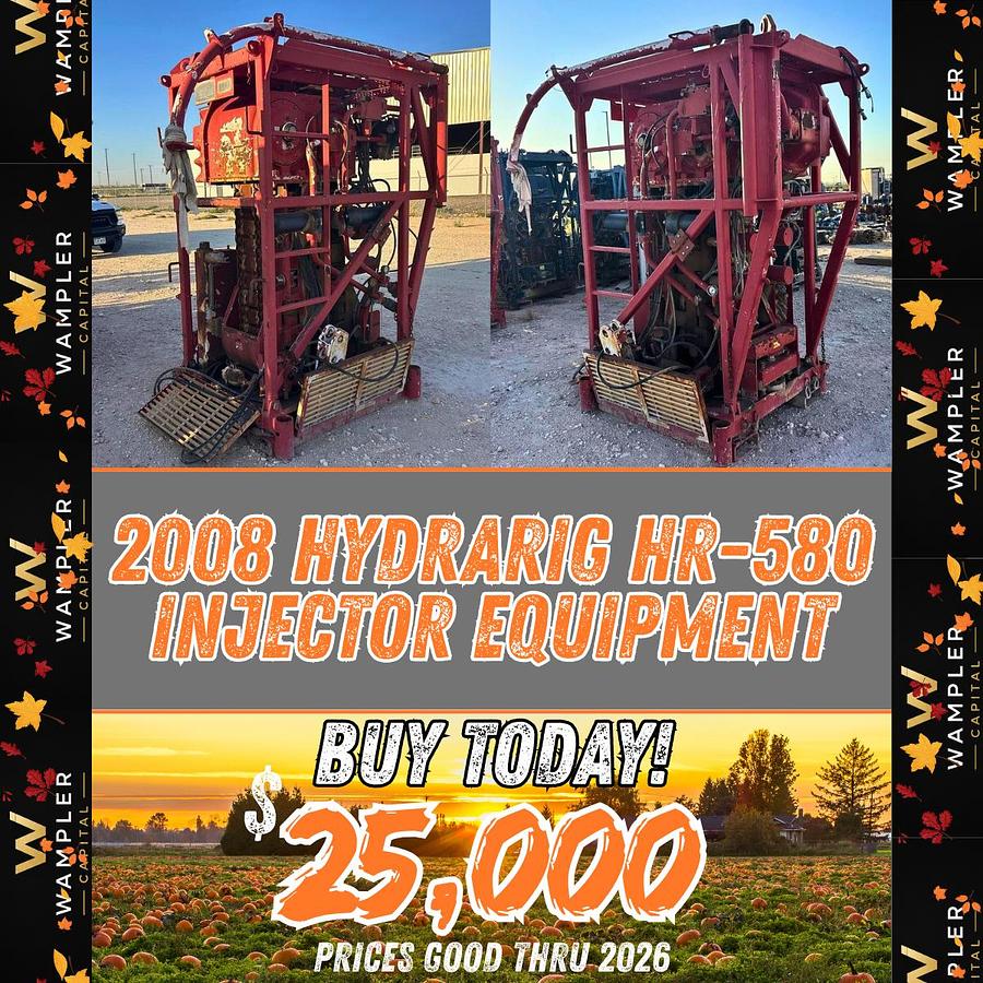 Used 2008 Hydra Rig HR-580 Injector Equipment