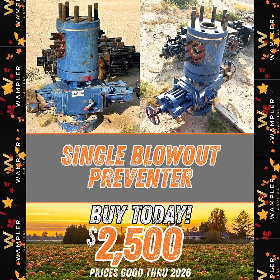 Used Single Blowout Preventer