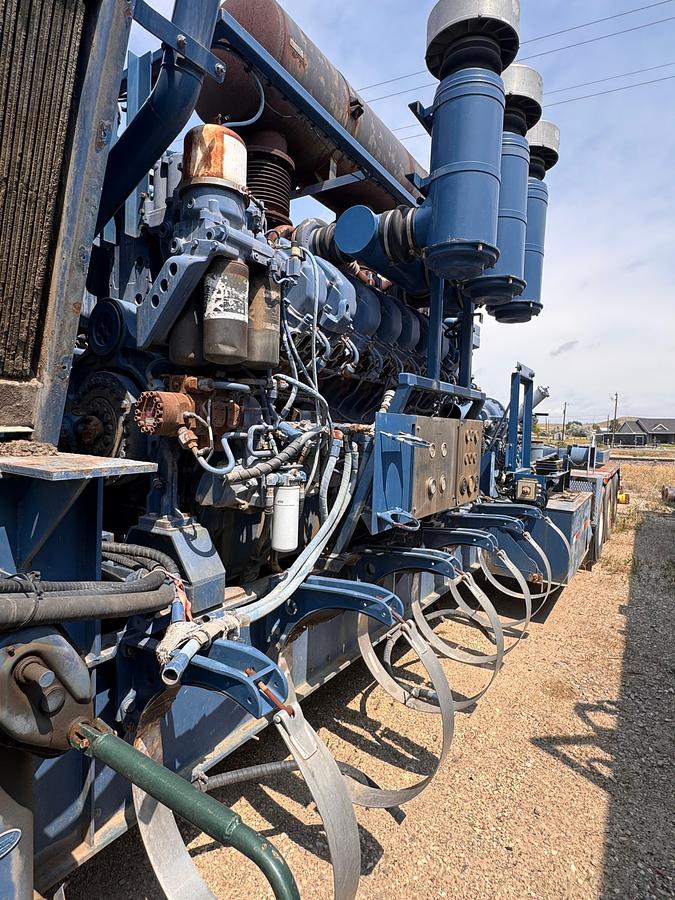 Used 2006 BJ Gorilla Frac&amp;nbsp;Pump Tri-Axle&amp;nbsp;Trailer - Detroit Series 4000 Diesel Engine (Missing Pump)