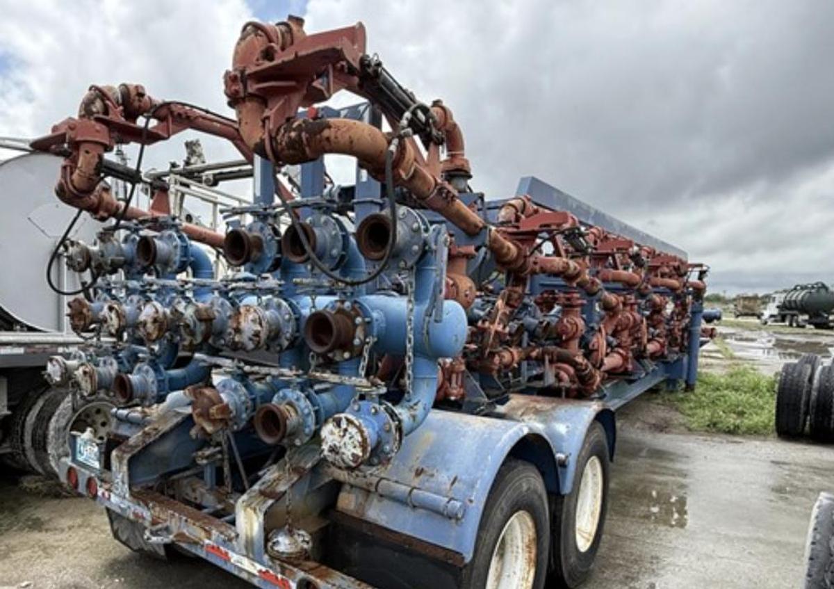 Used 2012 WORLEY WELDING WORKS T/A FRAC MISSILE MANIFOLD TRAILER