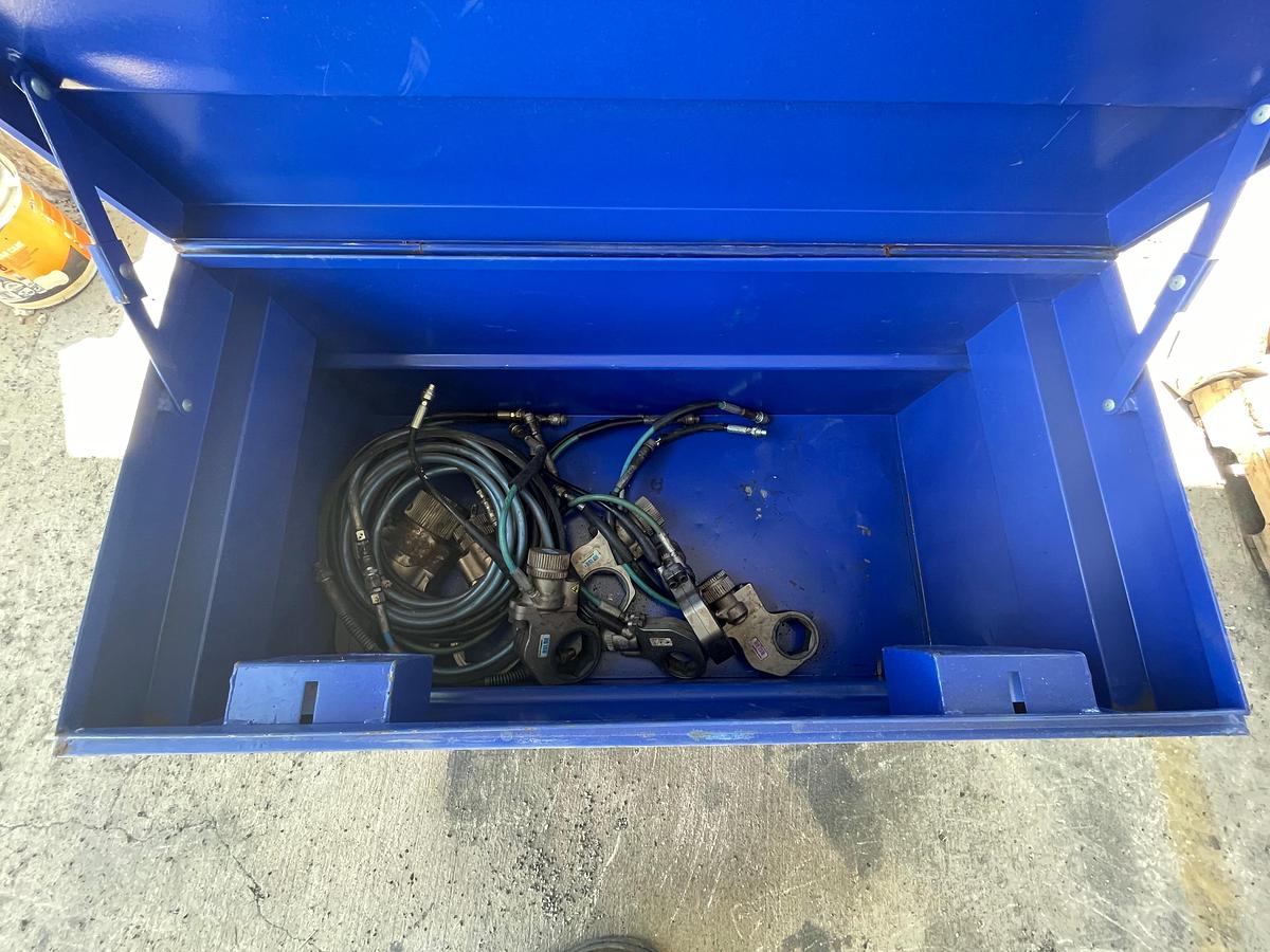 Used Better Built Jobsite Box with Hydraulic Components, Hoses & Industrial Parts