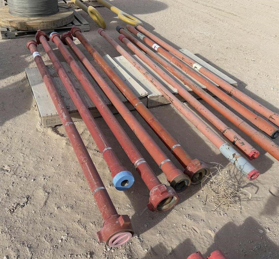 Used (5) 3" x 10' Fig. 1502 Hardline