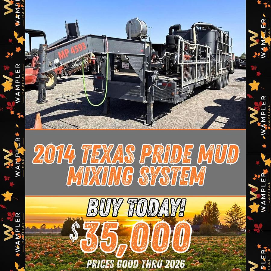 Used 2014 Texas Pride Mud Mixing System
