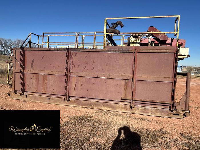 Used Mud Tank with Shaker
