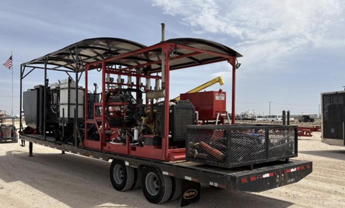 Used 2018 Nov Rolligon Chemical Mixing Unit Big Tex