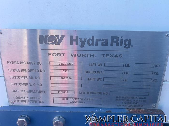 Used 2011 HydraRig 2" 3/8 Coiled Tubing Unit