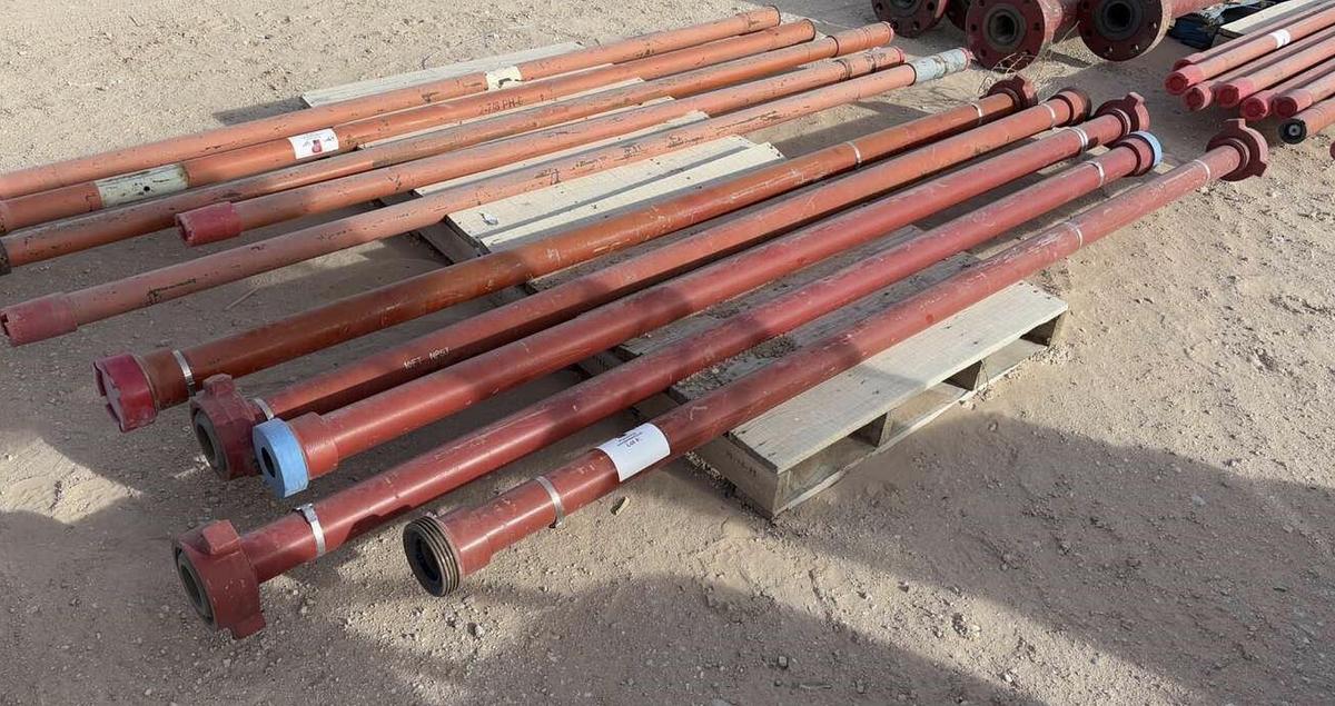 Used (5) 3" x 10' Fig. 1502 Hardline