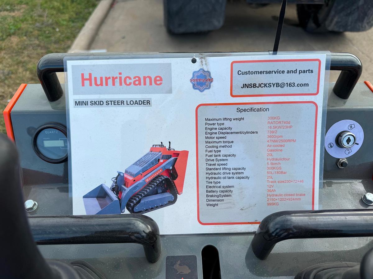 Used Hurricane Mini Skid Steer - BRAND NEW!